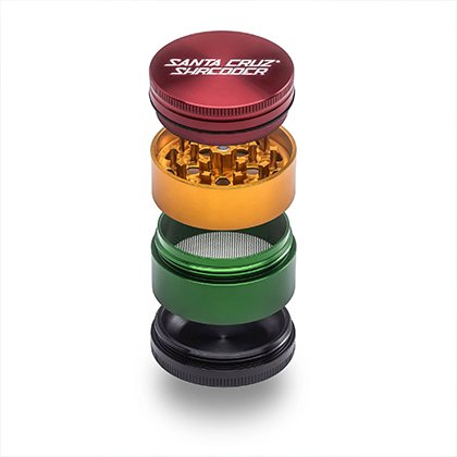 4444 VELGRINDER Aluminum 4-Piece Jumbo Grinder – Multicolor – 20-Pack
