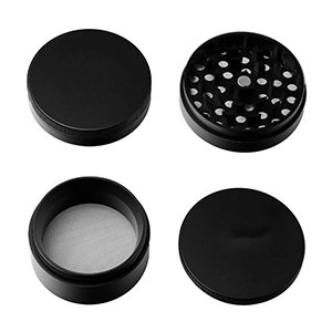 VELGRINDER 4-Piece "Alien Labs" Grinder – Black – 20-Pack