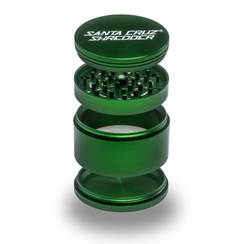 Alum-jumbo-4pc-glossygreen-J4GN1_5000x VELGRINDER Aluminum 4-Piece Jumbo Grinder – Green – 20-Pack