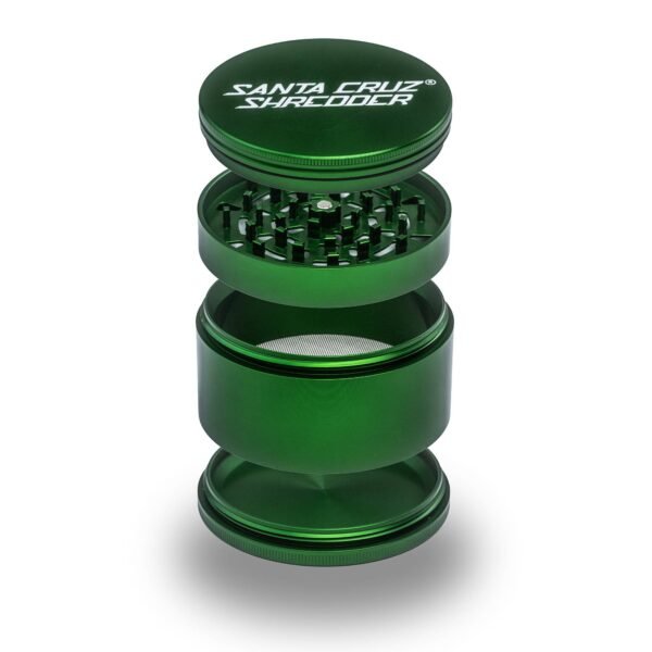 VELGRINDER Aluminum 4-Piece Jumbo Grinder – Green – 20-Pack