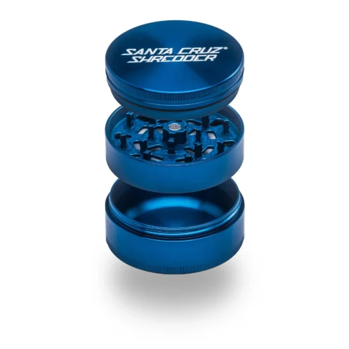 Alum-large-3pc-glossyblue-LG3BL1_5000x Aluminum 3 Piece Large Herb Grinders
