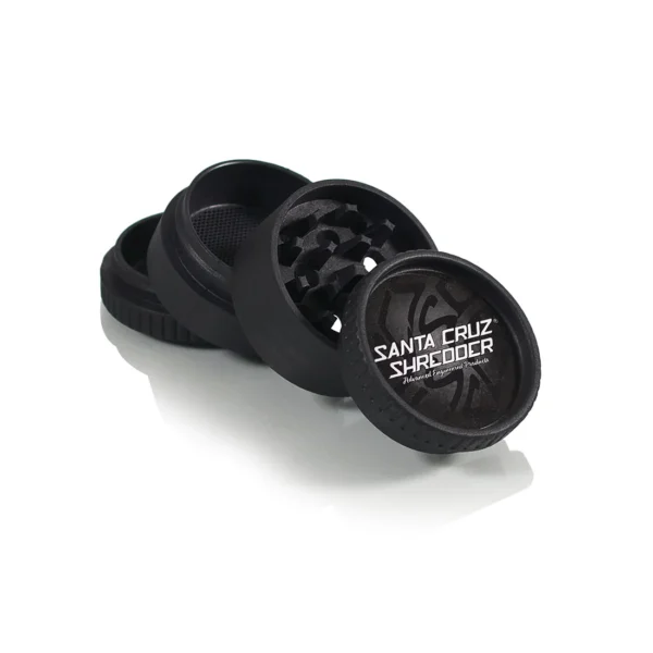 SCS_HEMP_4PC_BLK_STICKER_EXPLODED_5000x 4 Piece Herb Grinders